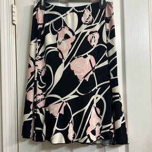 New Claudia Richard women’s floral skirt